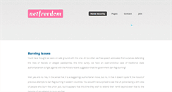Desktop Screenshot of netfreedom.org